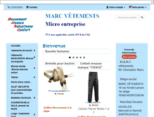 Tablet Screenshot of marcvetements.com